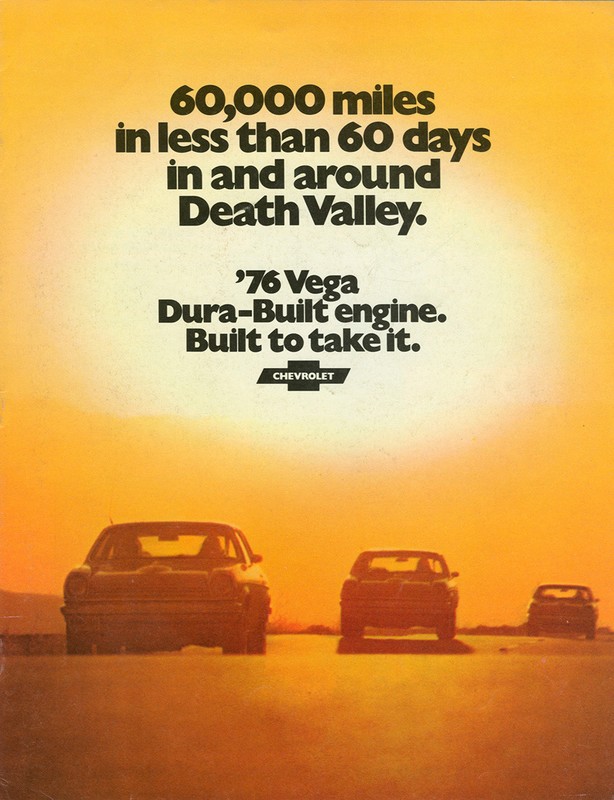 1976 Chevrolet Vega at Death Valley